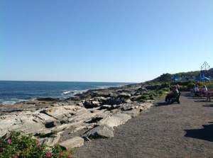 Meer und Sonne beim Hummer essen