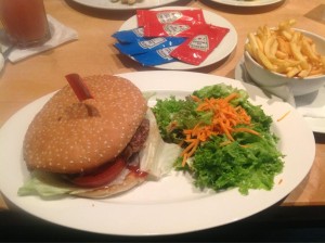 Burger in der Trude