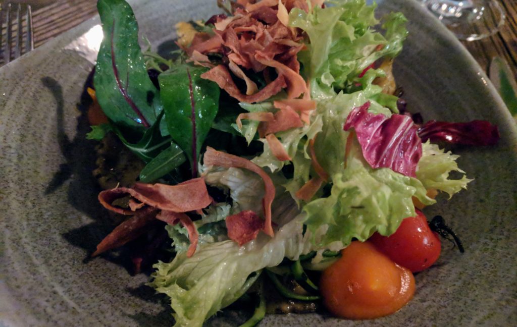 Ravioli mit Salbeibutter im Esszimmer St. Peter Ording