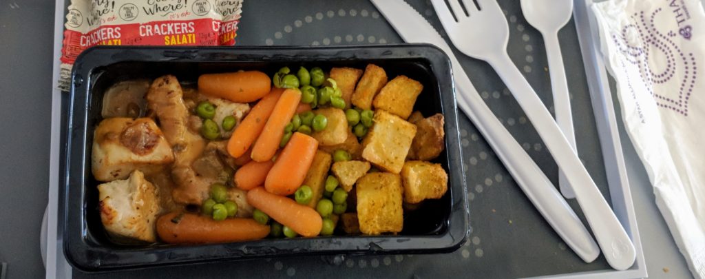 Hähnchen bei Thai Airways