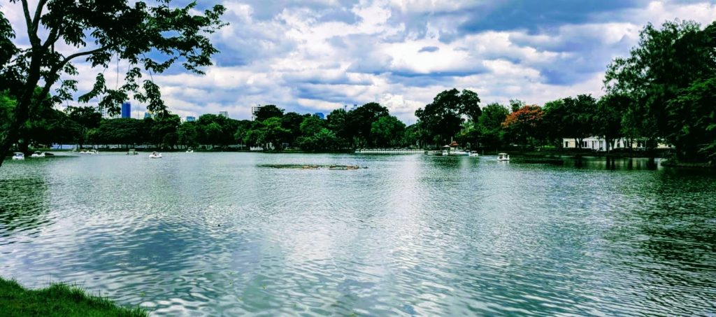 Teich im Lumphini Park Bangkok-