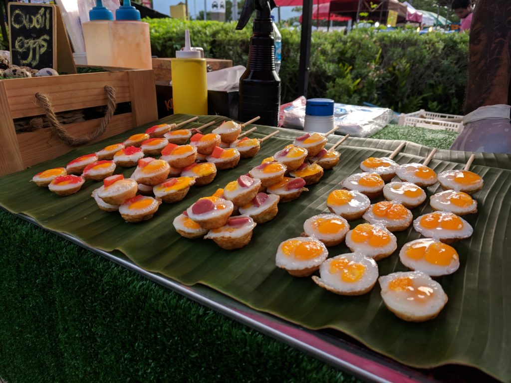 Wachteleier auf Koh Samui