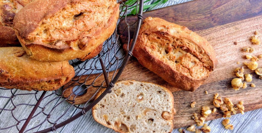 Nusskrüstchen mit selbstgemachter Schoko-Nuss-Creme
