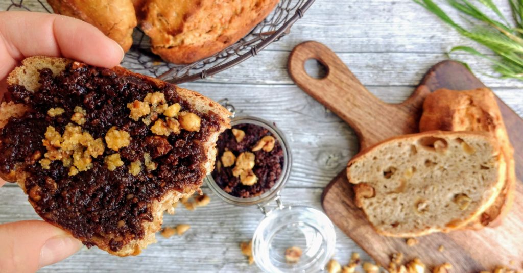 Nusskrüstchen mit selbstgemachter Schoko-Nuss-Creme