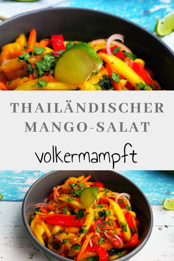 Pinterest Thailändischer Mango-Salat