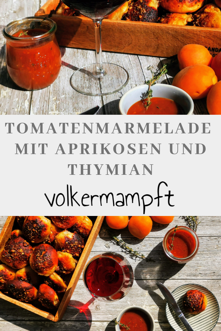 Pinterest Tomaten-Aprikosen-Thymian Marmelade