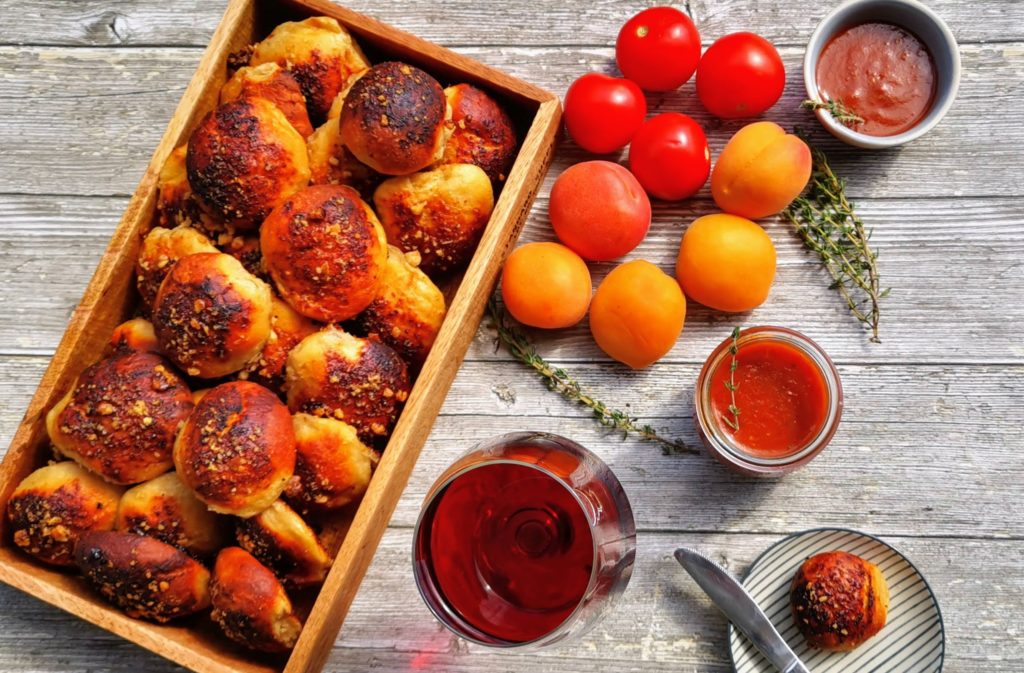 Tomaten Aprikosen Thymian Marmelade