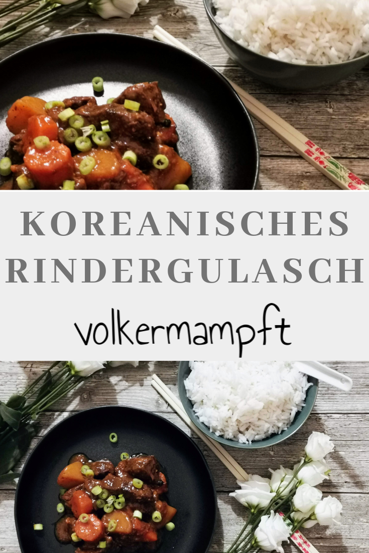 Pinterest Koreanische Rindergulasch