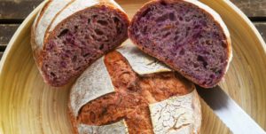 Lila Möhren brot - mit Hefe oder Sauerteig