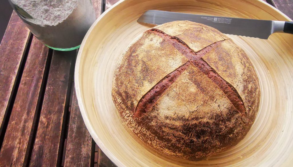 Rotkornkruste - ein reines Sauerteigbrot