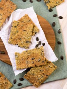 Knäckebrot mit Kürbiskernen