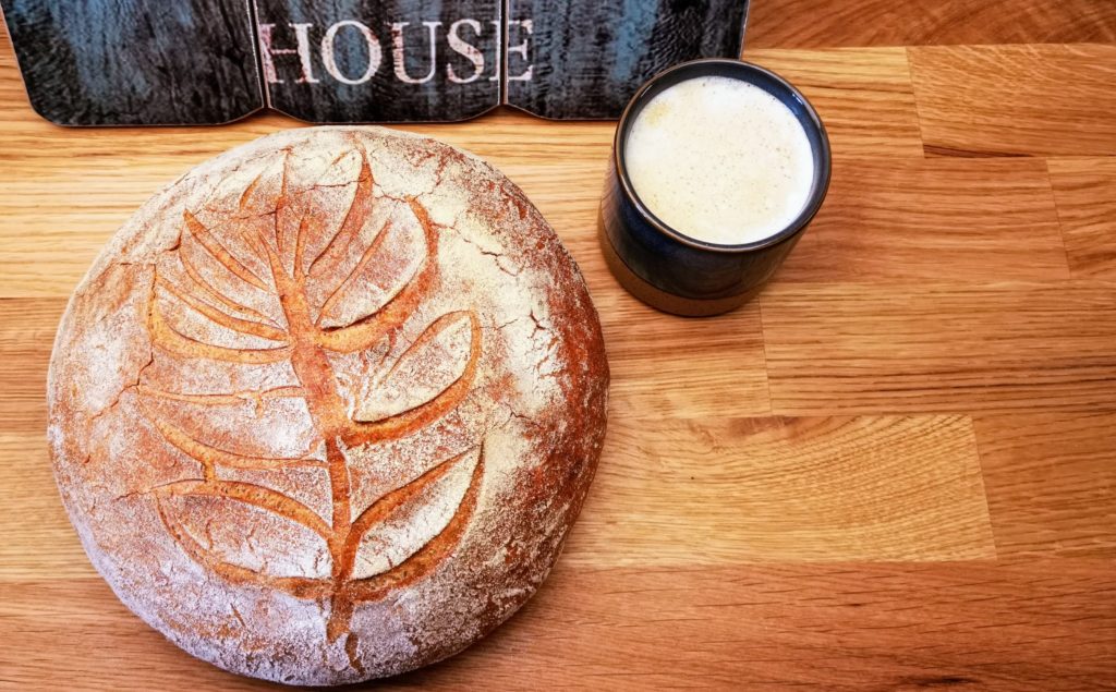 No Knead Weizenkruste - ganz