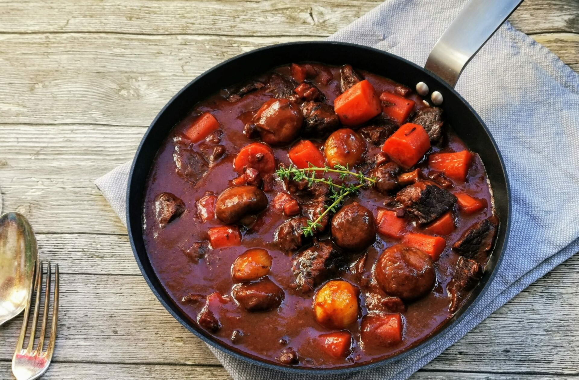 Boeuf Bourguignon - das französische Gulasch