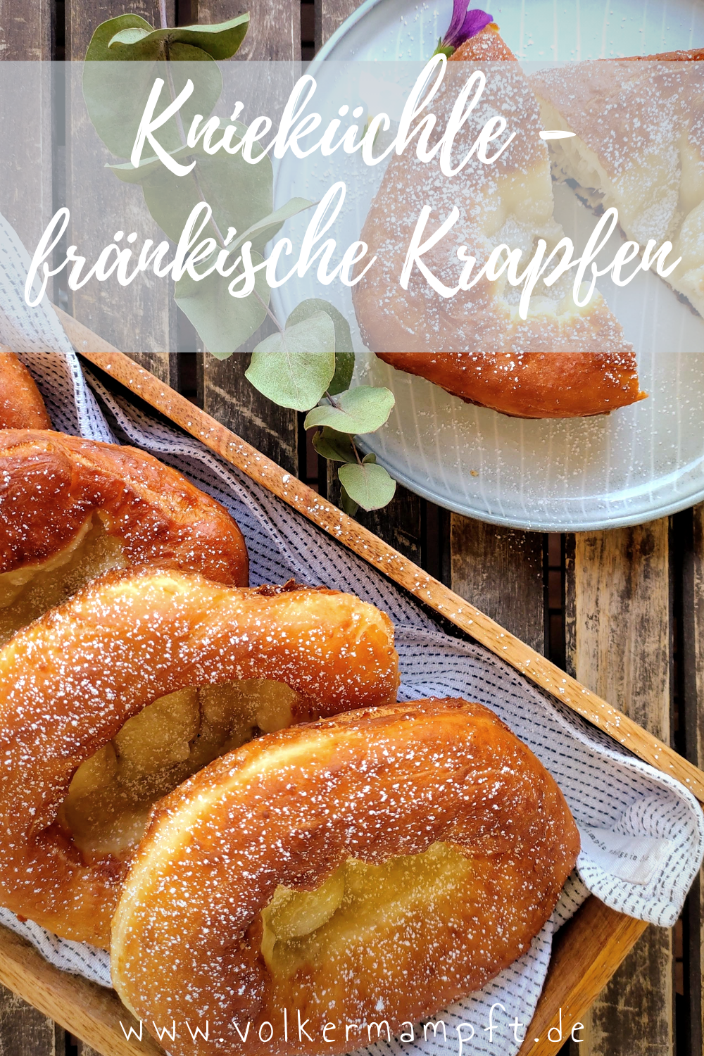 Pintererst - Knieküchle - Fränkische Auszogne Krapfen - gebacken mit Milchkefir