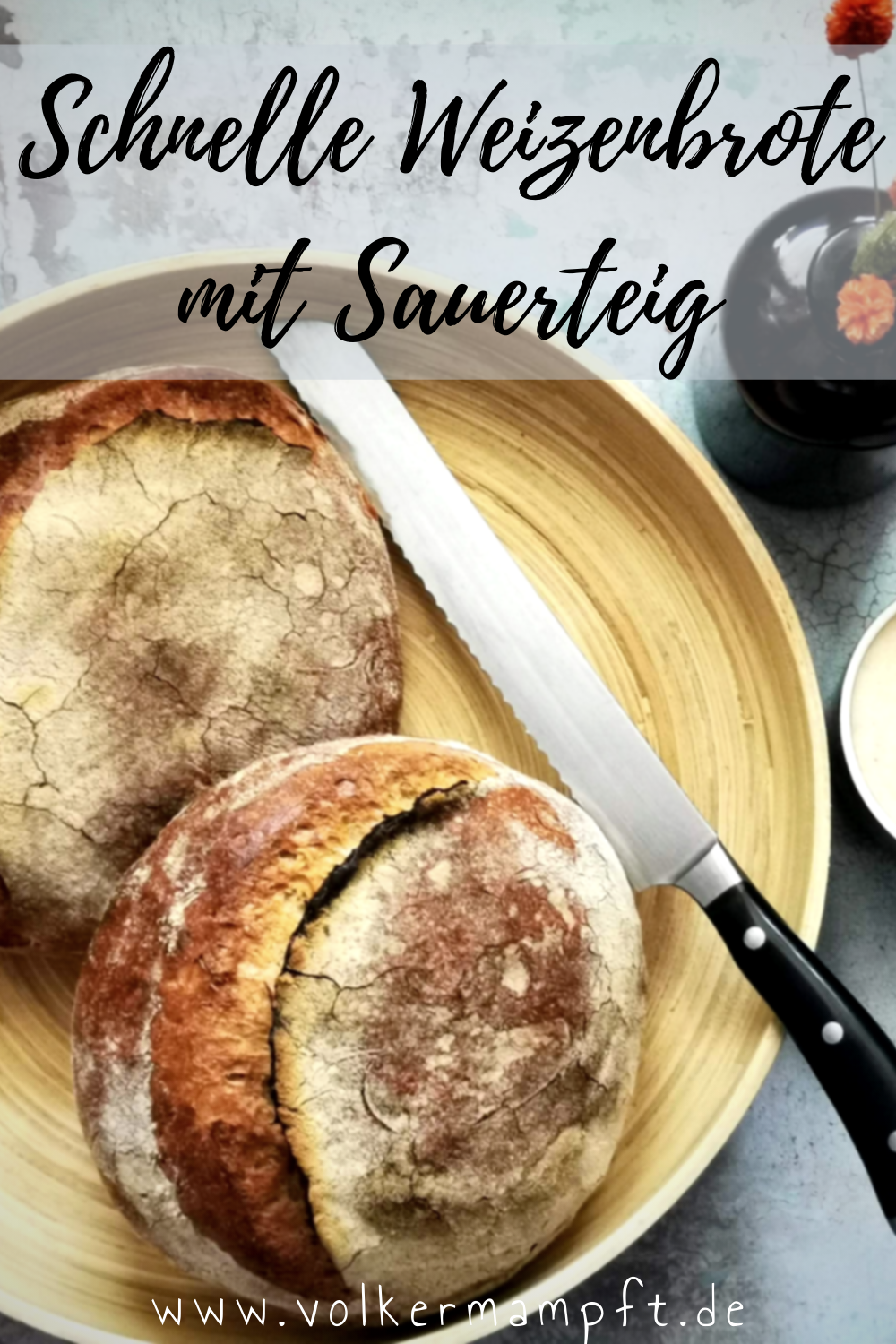 Pintererst - Sauerteig Quickies - Schnelle Weizenbrote mit Einkorn