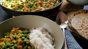 Cashew-Erbsen Curry - Rezept aus Sri Lanka