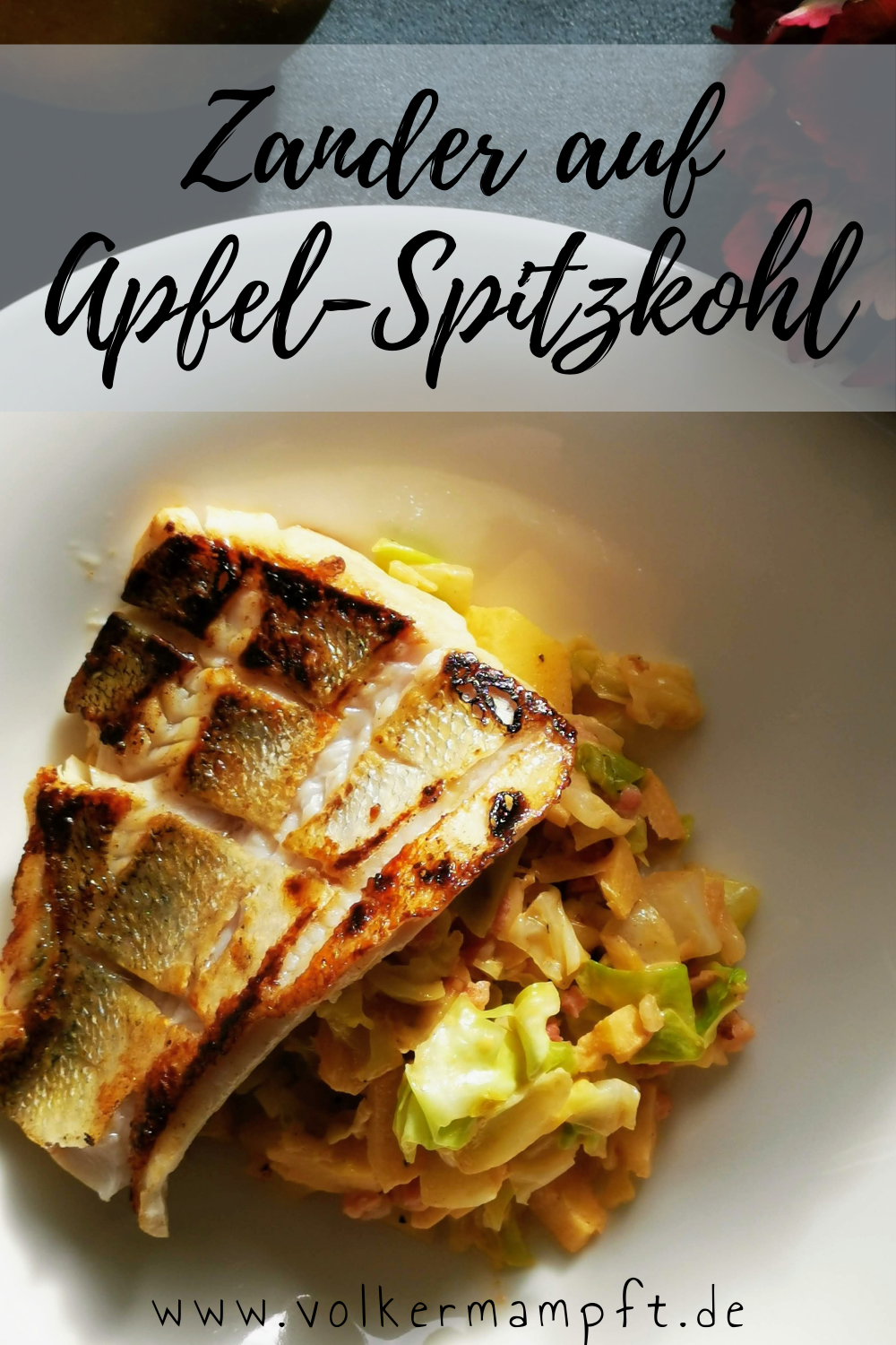 Pintererst - Zanderfilet auf Apfel-Spitzkohlgemuese - Herbst