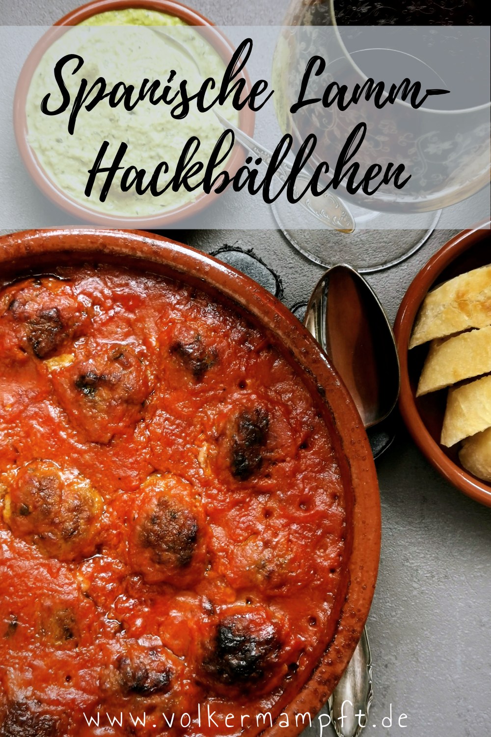 Pintererst - Albondigas de cordero - Spanische Lamm-Hackbaellchen mit Minze und Sherry