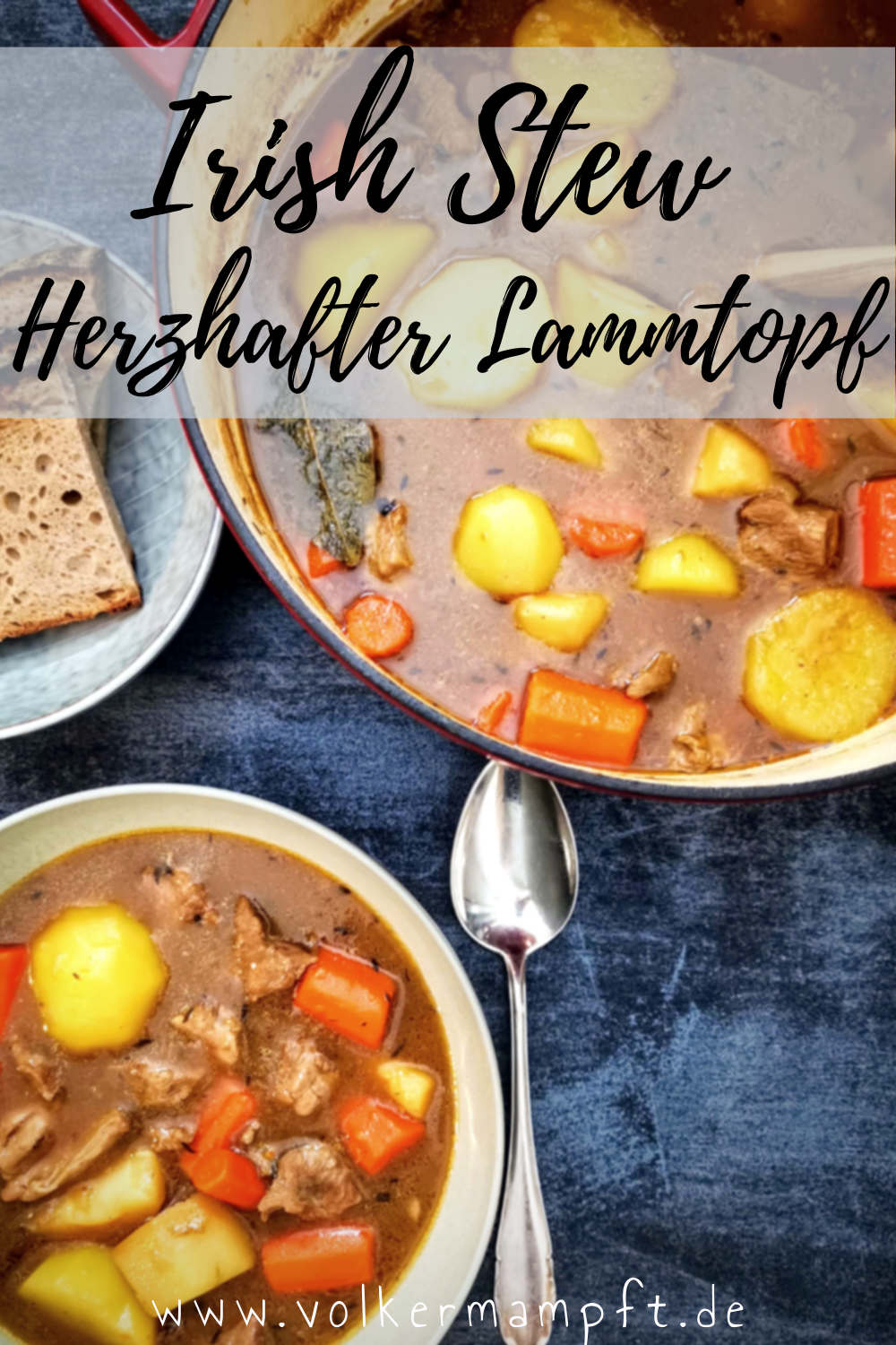 Pintererst - Irish Stew - Rezept für den leckeren Lammeintopf