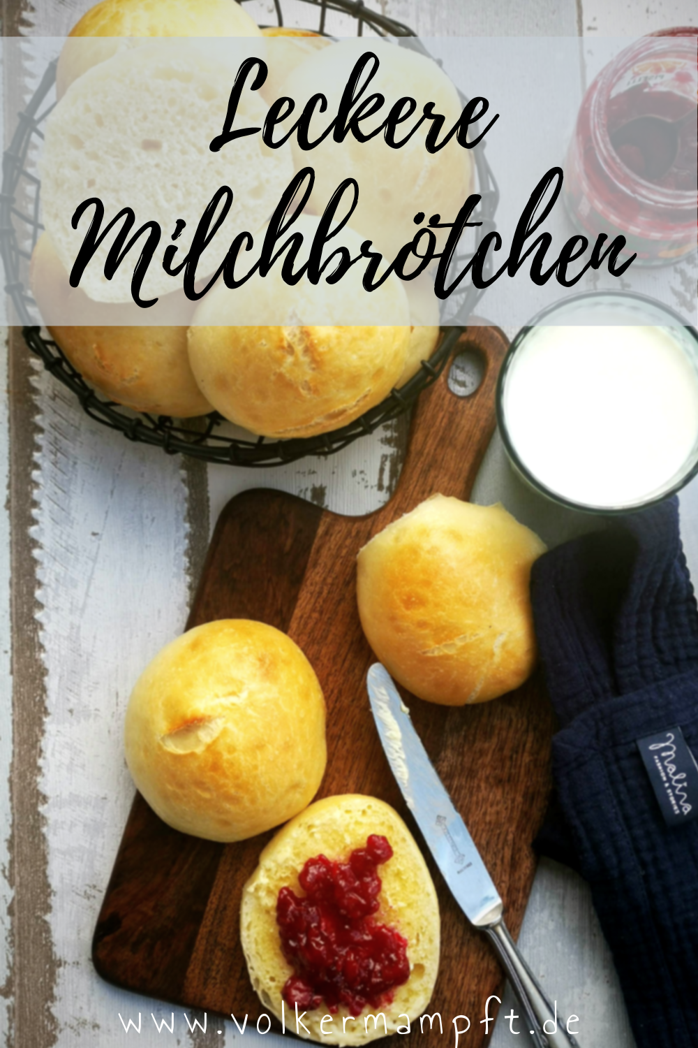 Pintererst -Einfache Milchbrötchen aus süßem Sauerteig
