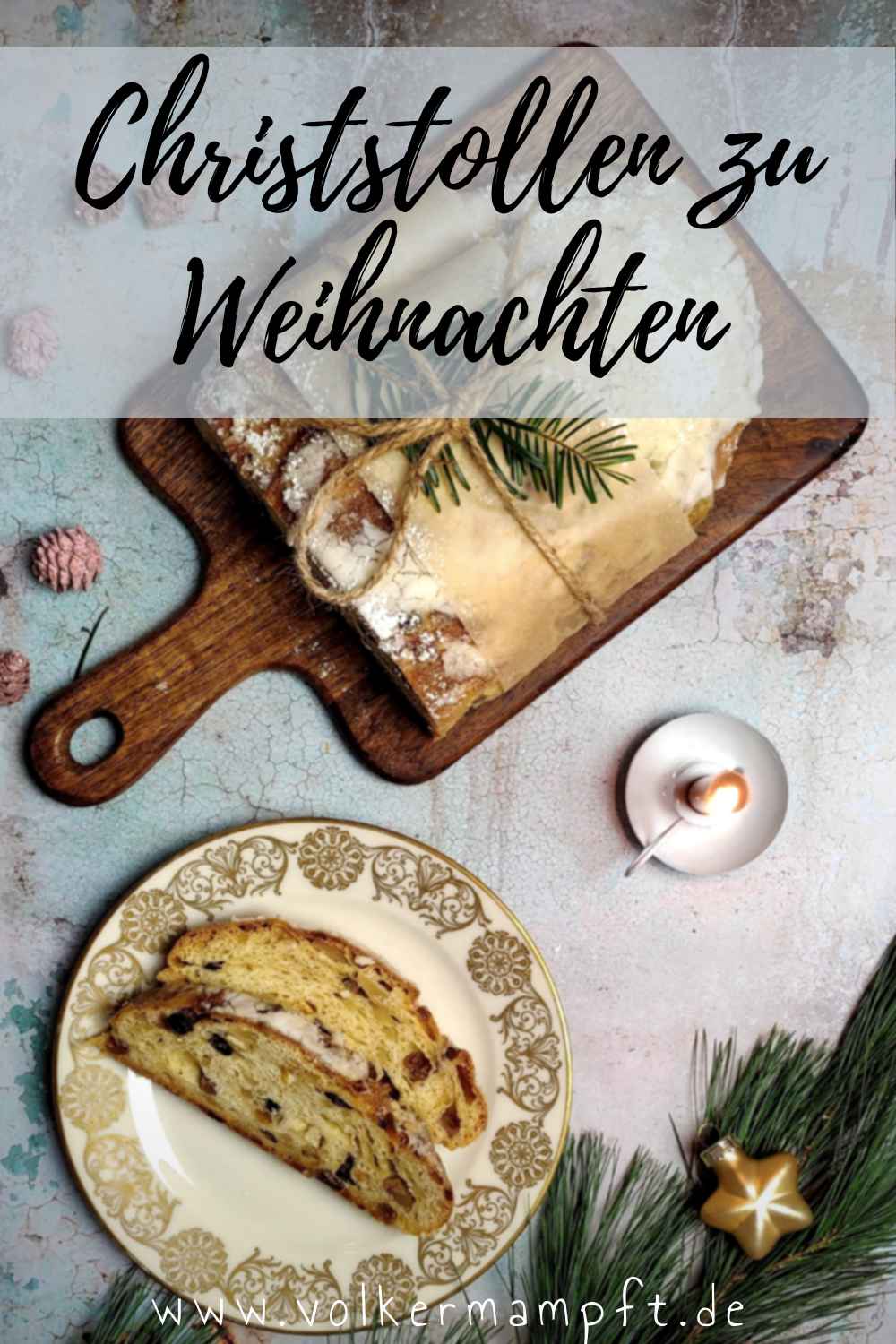 Pintererst - Leckerer Christstollen - fast wie aus Dresden
