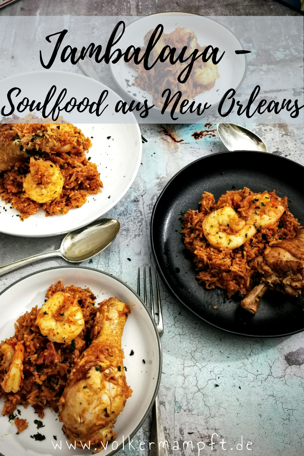 Pinterest-Kreolisches Jambalaya Rezept - Soulfood aus New Orleans