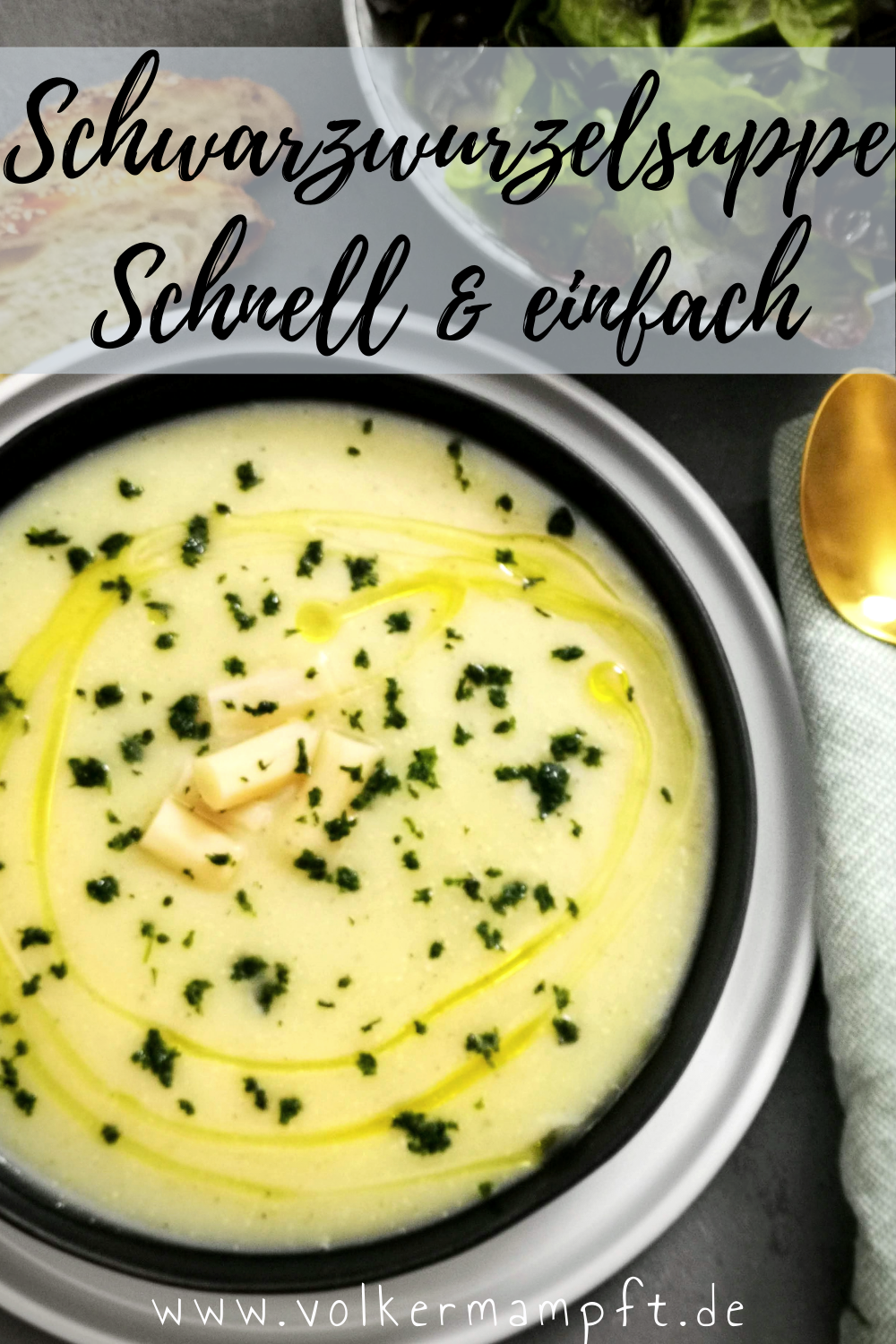 Pinterest-Schwarzwurzelsuppe - einfache und schnelle Winterküche