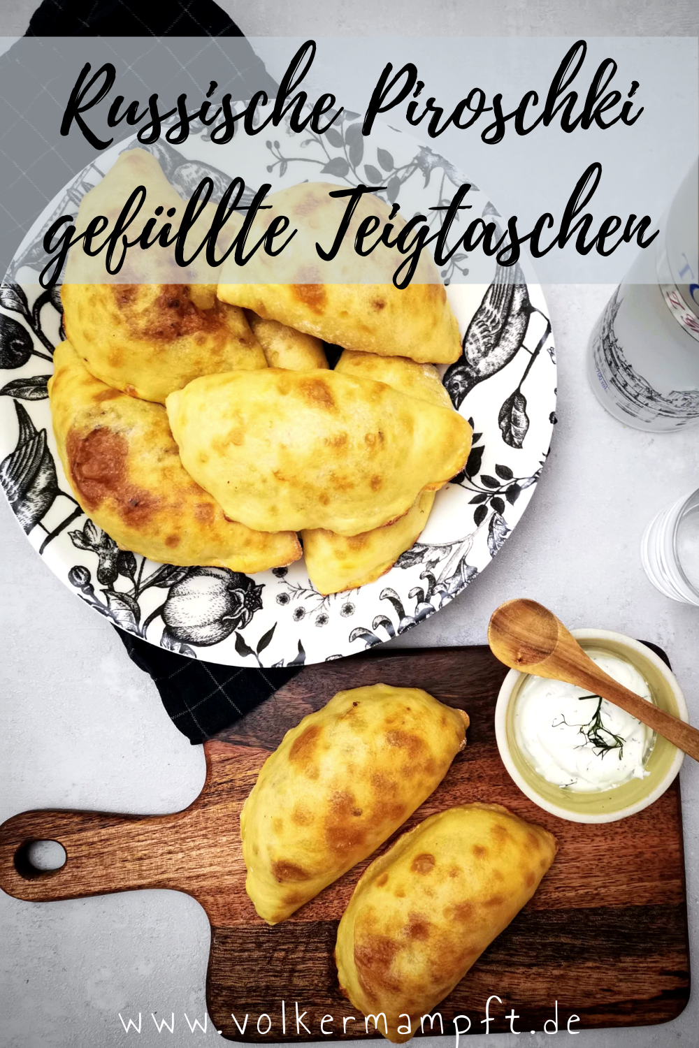 Pinterest-Russische Piroschki mit Weisskohl und Hackfleisch oder vegetarischer Fuellung